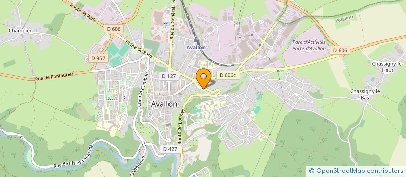 localisation de l'entreprise SCI MICHAEL à AVALLON