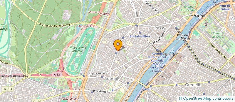 localisation de l'entreprise SCI MICHAEL  PARIS