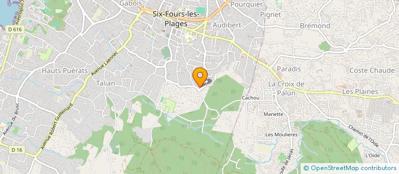 localisation de l'entreprise SCI MICHAEL à SIX-FOURS-LES-PLAGES