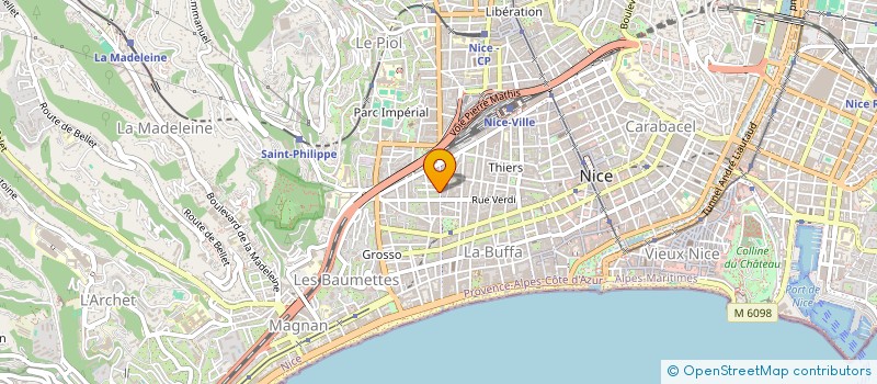 localisation de l'entreprise SCI MICHAEL  NICE