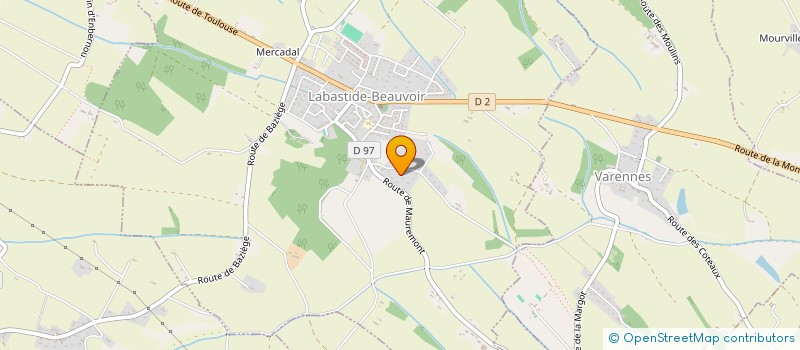 localisation de l'entreprise SCI MICHAEL LEROUX  LABASTIDE-BEAUVOIR