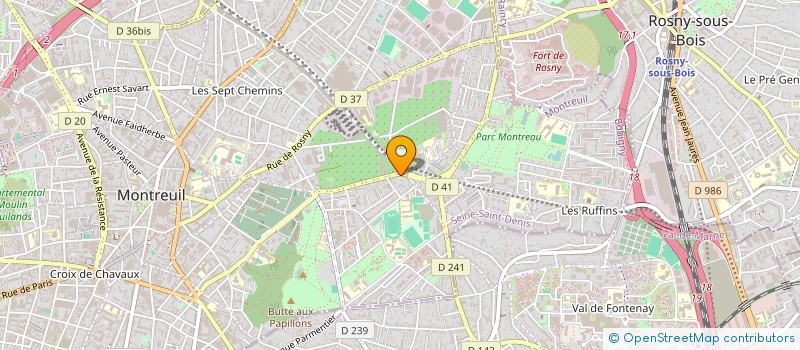 localisation de l'entreprise SCI MICHAEL SAR à MONTREUIL