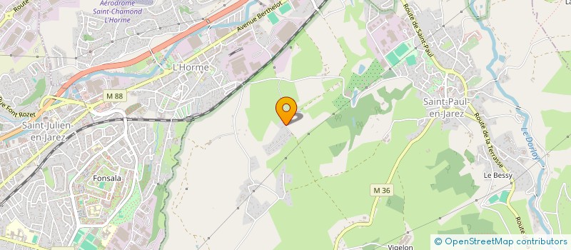 localisation de l'entreprise SCI MICHAFLOCHE  SAINT-PAUL-EN-JAREZ