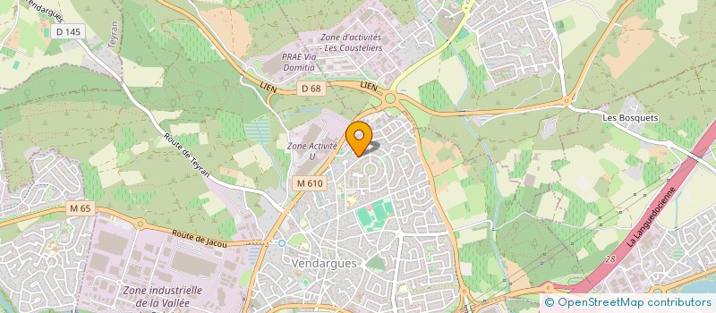 localisation de l'entreprise SCI MICHAILESCO - FAU à VENDARGUES