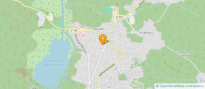 localisation de l'entreprise SCI MICHAL  BISCARROSSE