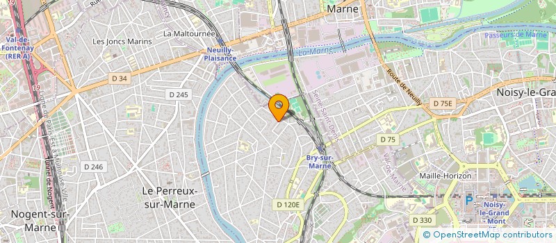 localisation de l'entreprise SCI MICHALAIN BELLEVILLE  BRY-SUR-MARNE