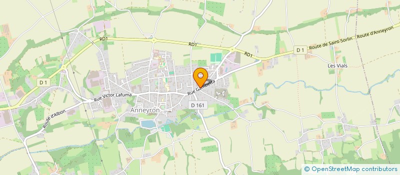 localisation de l'entreprise SCI MICHALET  ANNEYRON