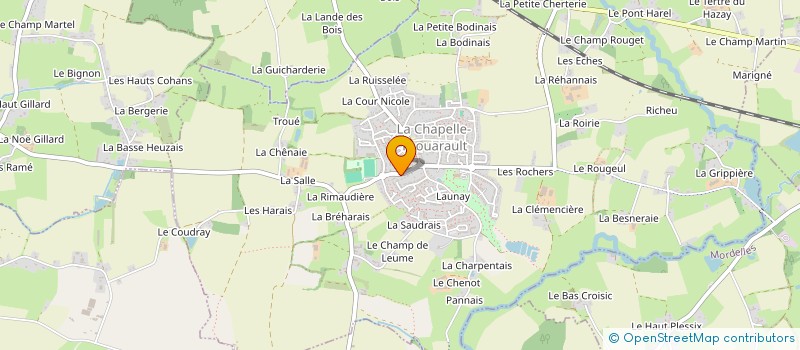 localisation de l'entreprise SCI MICHAP  LA CHAPELLE-THOUARAULT