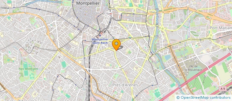 localisation de l'entreprise SCI MICHAPIE à MONTPELLIER