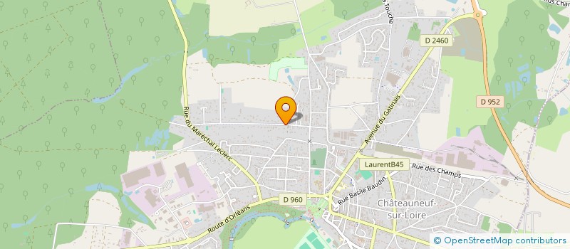 localisation de l'entreprise SCI MICHARIL à CHATEAUNEUF-SUR-LOIRE