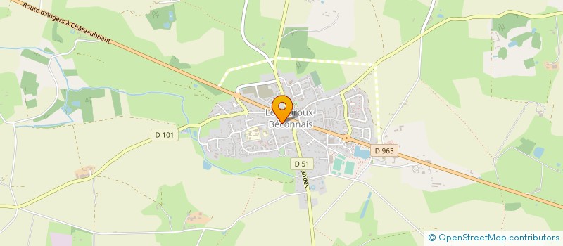 localisation de l'entreprise SCI MICHAUD  VAL D'ERDRE-AUXENCE