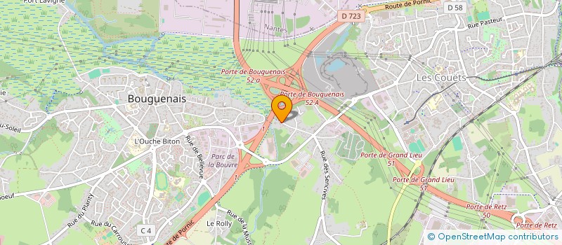 localisation de l'entreprise SCI MICHAUD à BOUGUENAIS