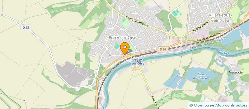 localisation de l'entreprise SCI MICHAULANE  PRECY-SUR-OISE