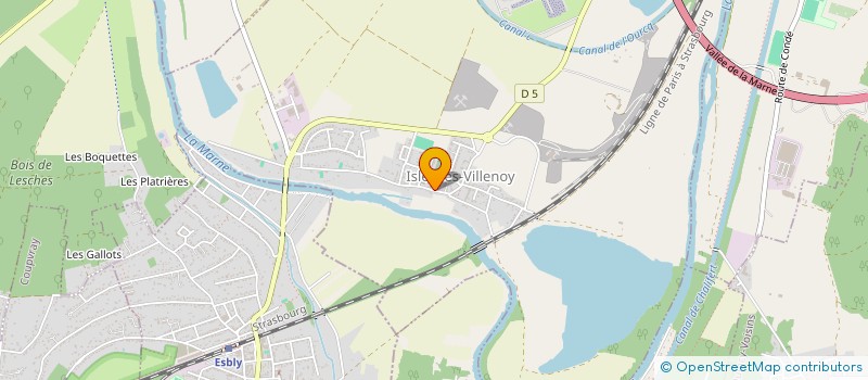 localisation de l'entreprise SCI MICHAUX-COTTIN  ISLES-LES-VILLENOY