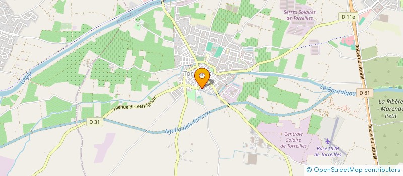 localisation de l'entreprise SCI MICHAVI  TORREILLES