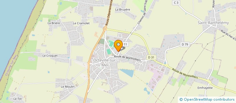 localisation de l'entreprise SCI MICHEL 1  OCTEVILLE-SUR-MER