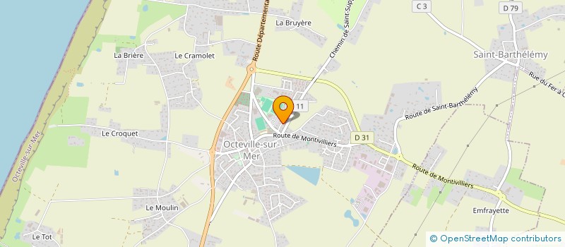 localisation de l'entreprise SCI MICHEL 2  OCTEVILLE-SUR-MER