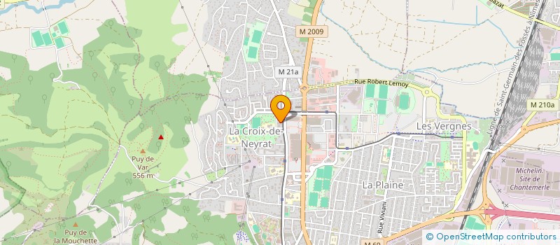 localisation de l'entreprise SCI MICHEL  CLERMONT-FERRAND