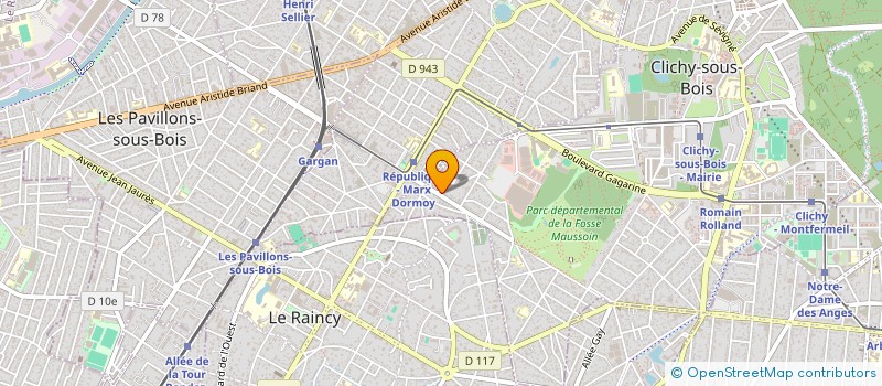 localisation de l'entreprise SCI MICHEL à CLICHY-SOUS-BOIS