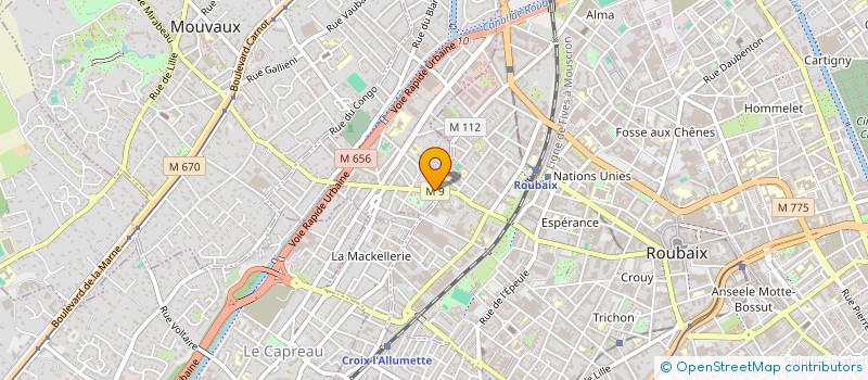 localisation de l'entreprise SCI MICHEL  TOURCOING