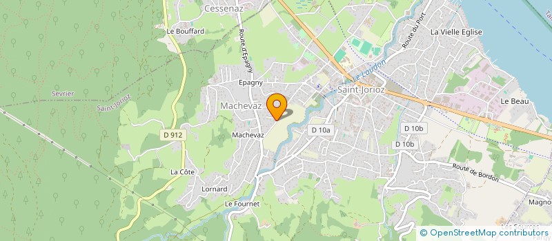localisation de l'entreprise SCI MICHEL à SAINT-JORIOZ