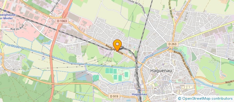 localisation de l'entreprise SCI MICHEL  HAGUENAU