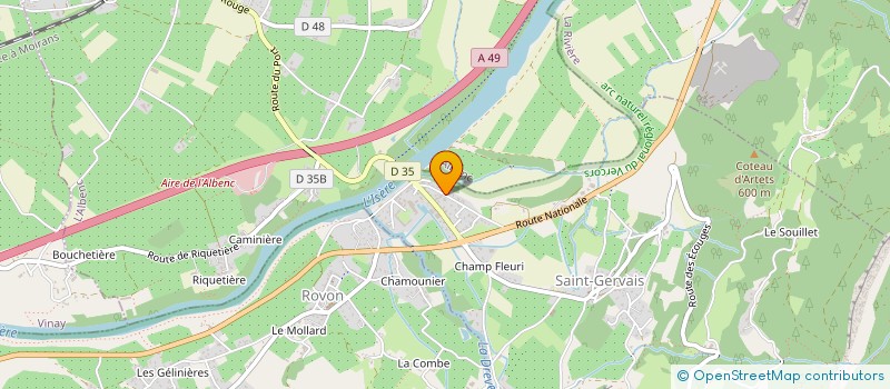 localisation de l'entreprise SCI MICHEL  SAINT-GERVAIS