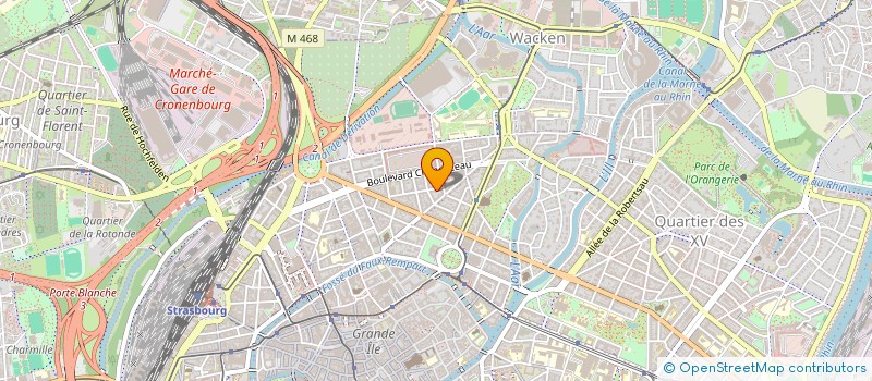 localisation de l'entreprise SCI MICHEL  STRASBOURG