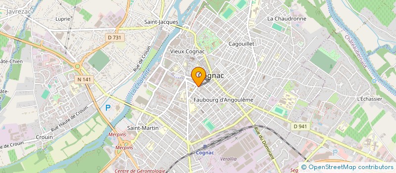 localisation de l'entreprise SCI MICHEL à COGNAC
