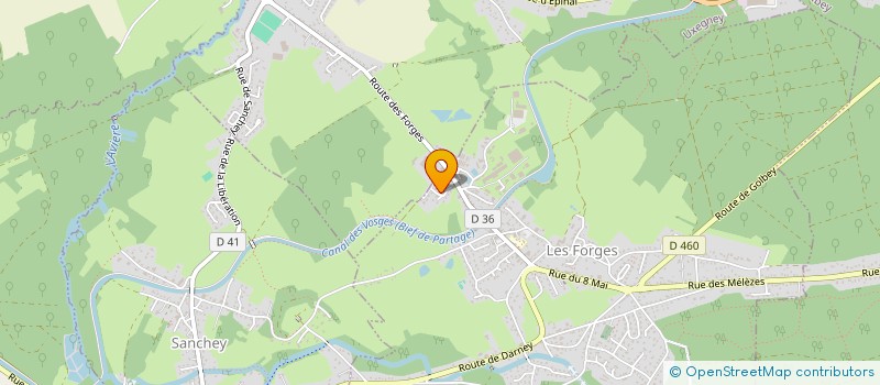 localisation de l'entreprise SCI MICHEL  UXEGNEY