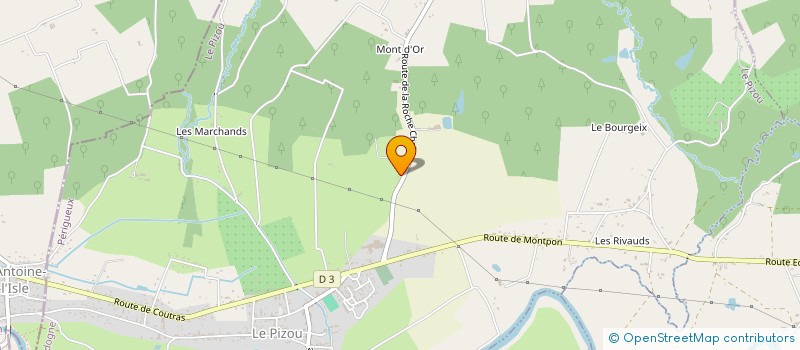 localisation de l'entreprise SCI MICHEL  MONTPON-MENESTEROL