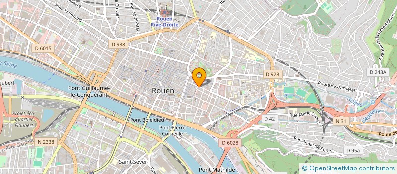 localisation de l'entreprise SCI MICHEL à ROUEN