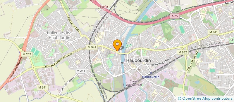 localisation de l'entreprise SCI MICHEL  HAUBOURDIN