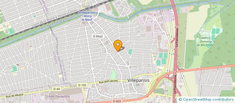 localisation de l'entreprise SCI MICHEL  VILLEPARISIS