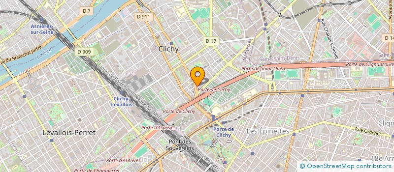 localisation de l'entreprise SCI MICHEL à CLICHY