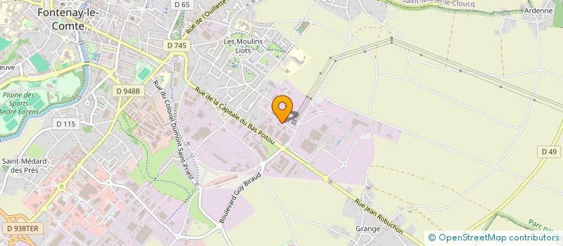 localisation de l'entreprise SCI MICHEL  FONTENAY-LE-COMTE