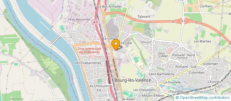 localisation de l'entreprise SCI MICHEL  BOURG-LES-VALENCE