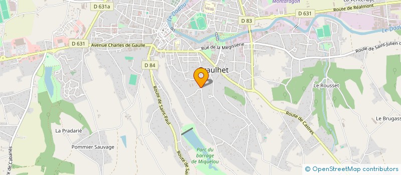 localisation de l'entreprise SCI MICHEL  GRAULHET