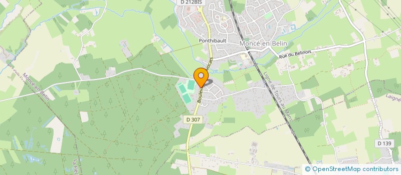 localisation de l'entreprise SCI MICHEL  MONCE-EN-BELIN