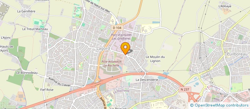 localisation de l'entreprise SCI MICHEL ANGE  LAGORD