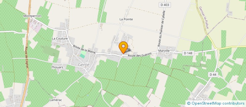 localisation de l'entreprise SCI MICHEL-ANGE  GENTE