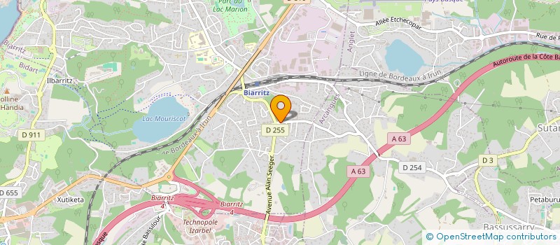 localisation de l'entreprise SCI MICHEL ANGE à BIARRITZ