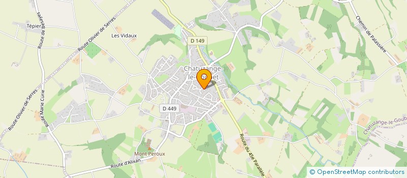 localisation de l'entreprise SCI MICHEL-ANGE  CHATUZANGE-LE-GOUBET