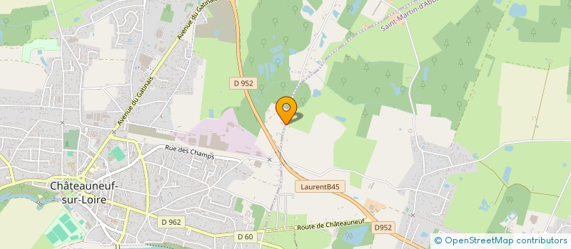 localisation de l'entreprise SCI MICHEL-ARCHANGE BALLO  CHATEAUNEUF-SUR-LOIRE