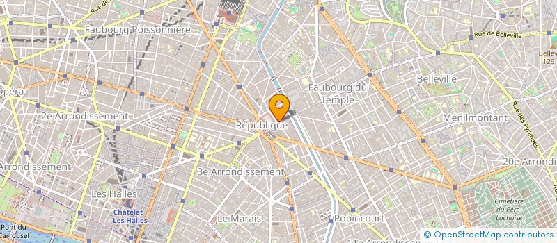 localisation de l'entreprise SCI MICHEL ARGILLIER  PARIS