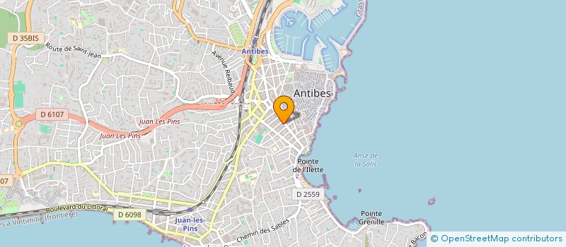 localisation de l'entreprise SCI MICHEL ARNAUD à ANTIBES