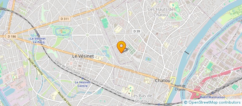 localisation de l'entreprise SCI MICHEL BERNIER  CHATOU