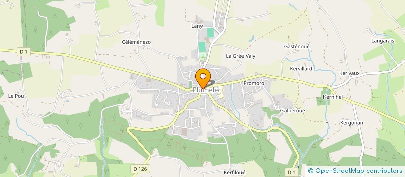 localisation de l'entreprise SCI MICHEL BLAISE  PLUMELEC