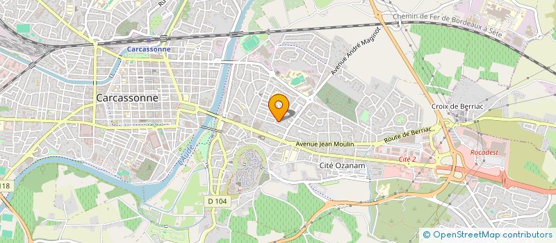 localisation de l'entreprise SCI MICHEL CLAUDE à CARCASSONNE