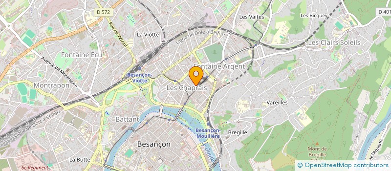 localisation de l'entreprise SCI MICHEL ET ILEANA  BESANCON